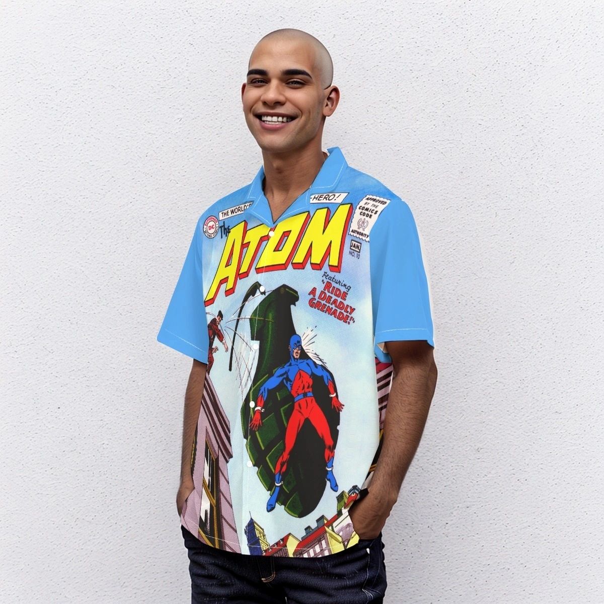 THE ATOM 10 OVER PRINT SHIRT & TANK