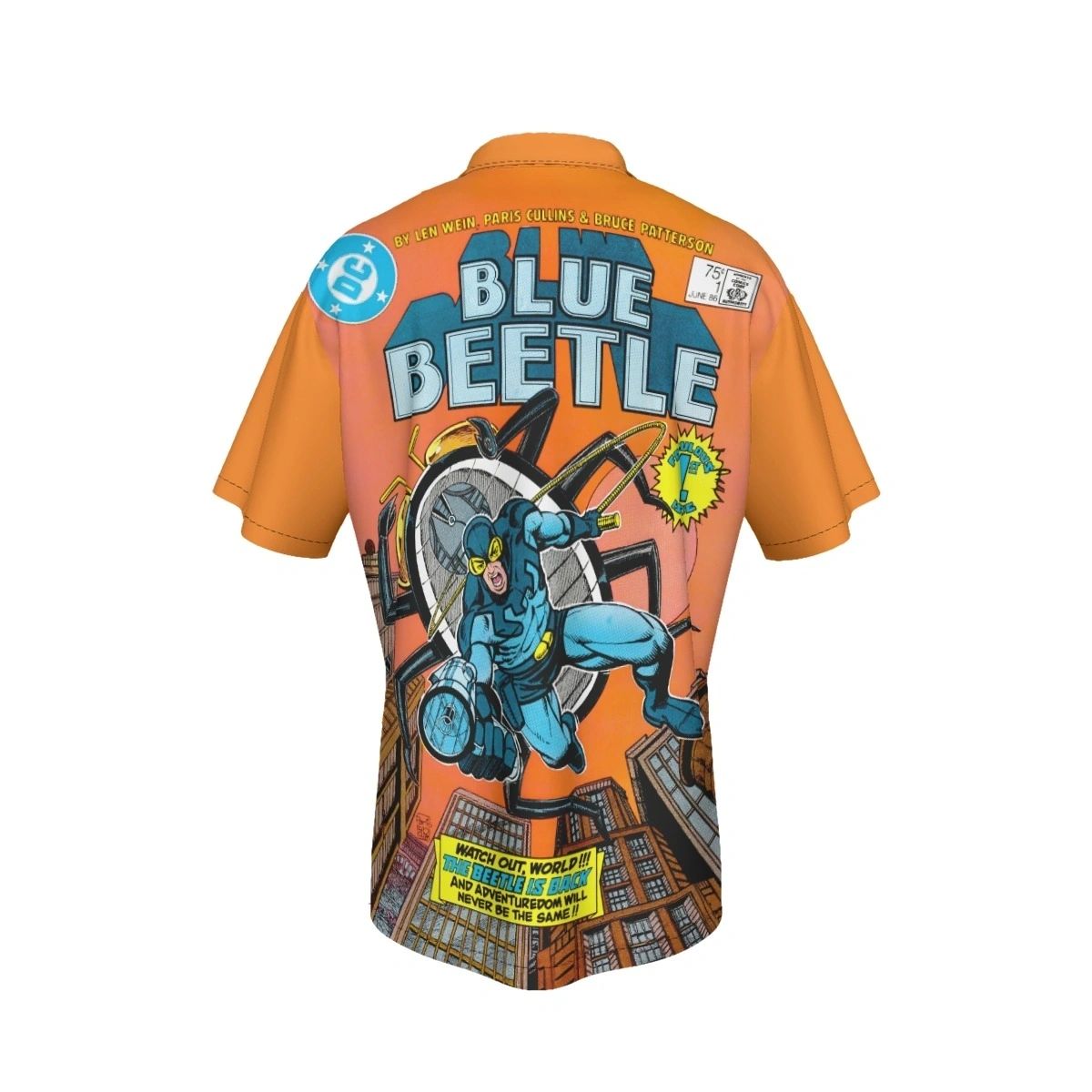 BLUE BEETLE 1 V6 OVER PRINT SHIRT & TANK