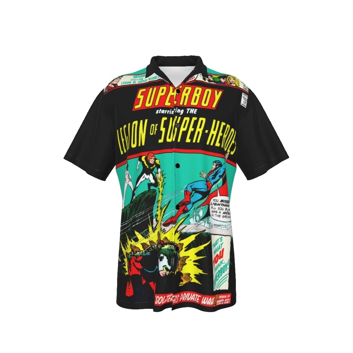 SUPERBOY 210 OVER PRINT SHIRT & TANK