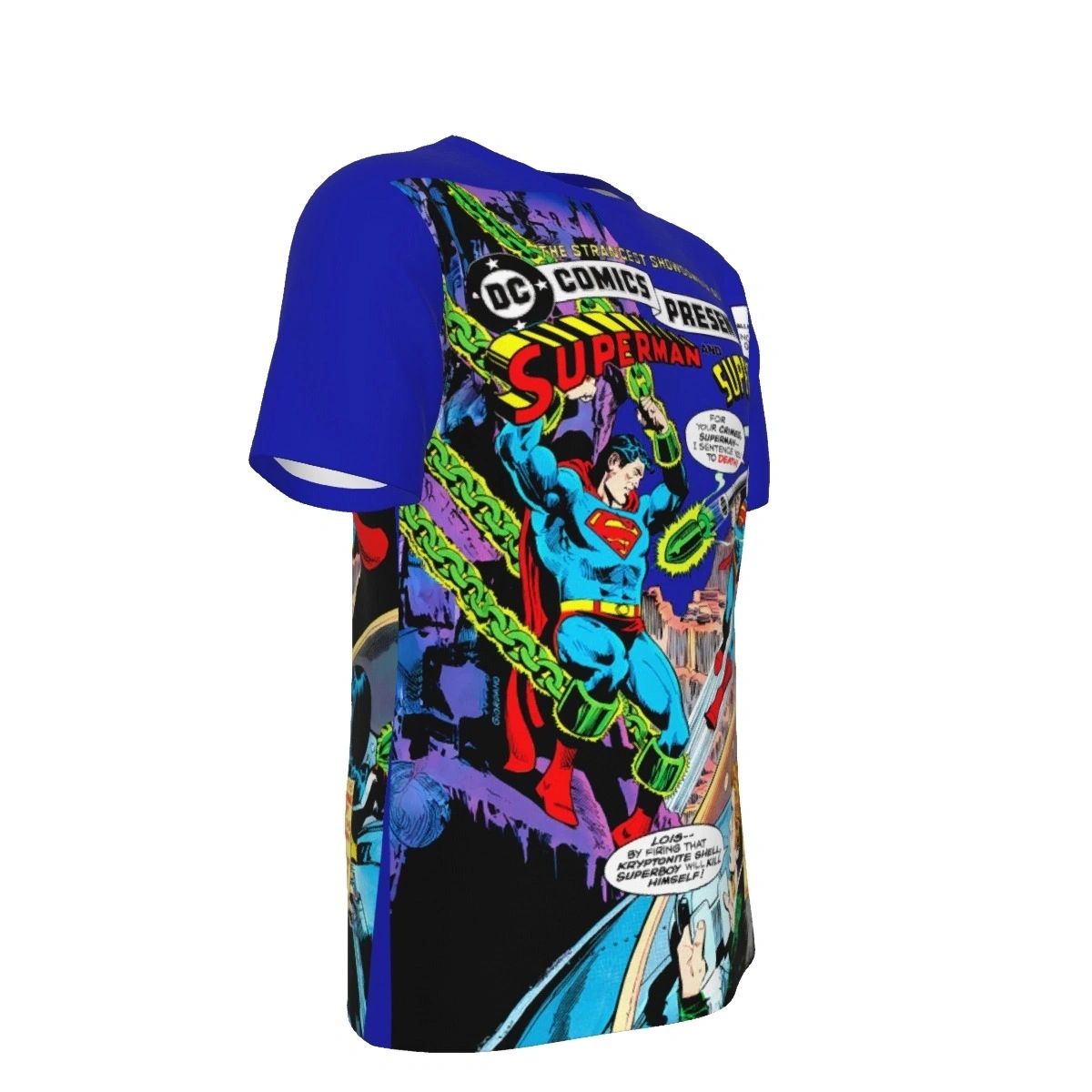 DC COMICS PRESENTS 14 OVER PRINT SHIRT & TANK -SUPERBOY