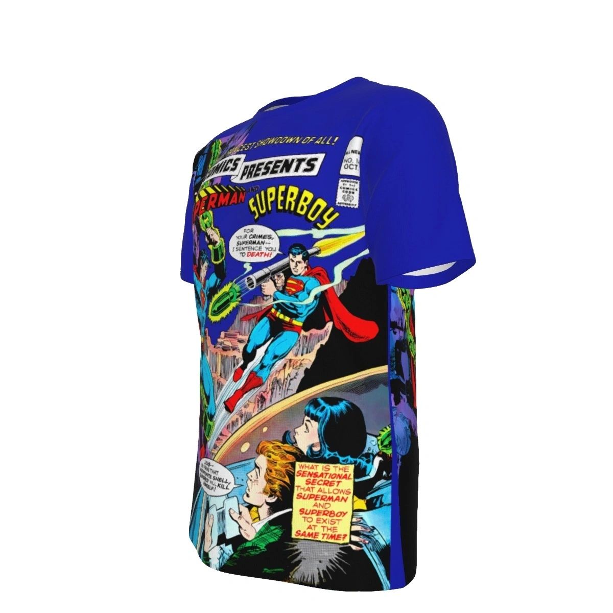 DC COMICS PRESENTS 14 OVER PRINT SHIRT & TANK -SUPERBOY