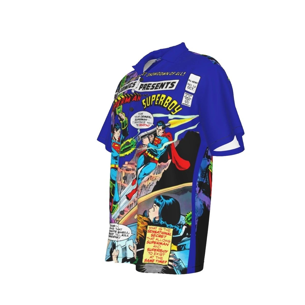 DC COMICS PRESENTS 14 OVER PRINT SHIRT & TANK -SUPERBOY