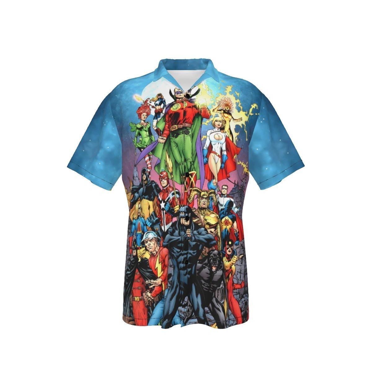 JSA 29 PINUP OVER PRINT SHIRT & TANK