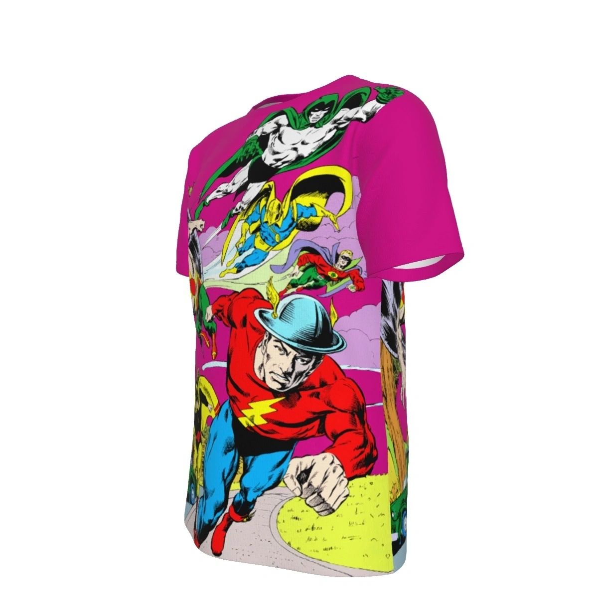 JSA ALL STAR SQUADRON 67 PINUP OVER PRINT SHIRT & TANK