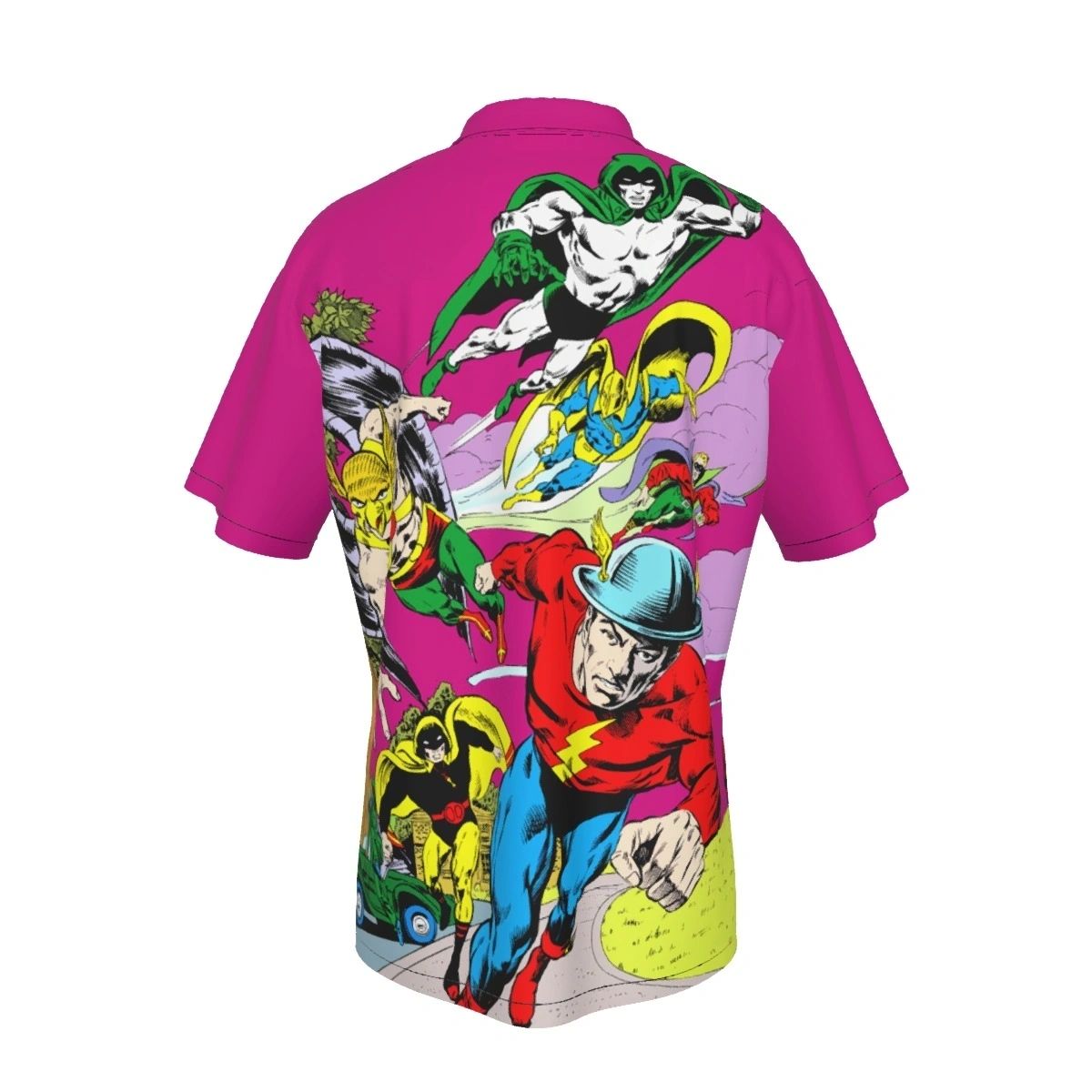 JSA ALL STAR SQUADRON 67 PINUP OVER PRINT SHIRT & TANK