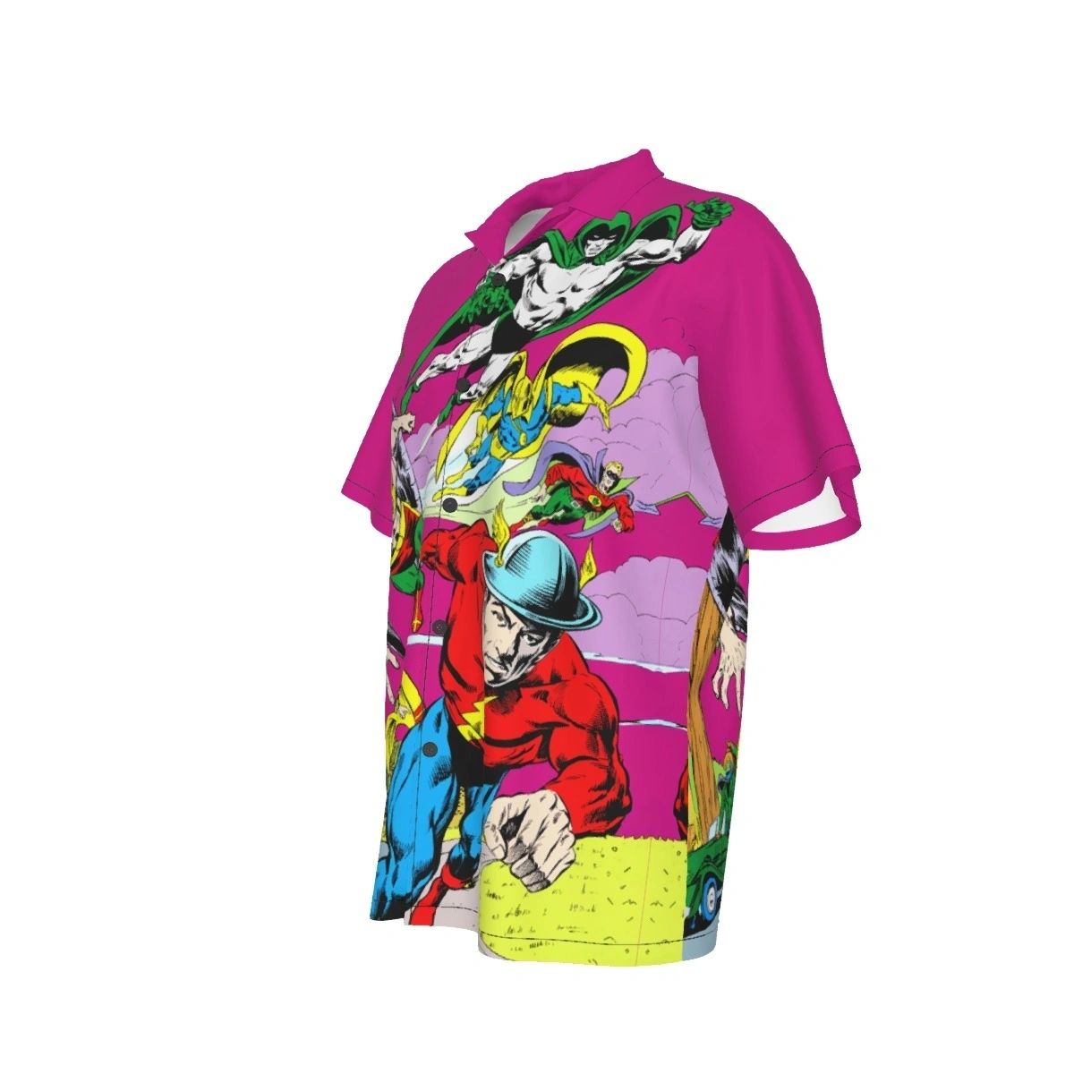 JSA ALL STAR SQUADRON 67 PINUP OVER PRINT SHIRT & TANK