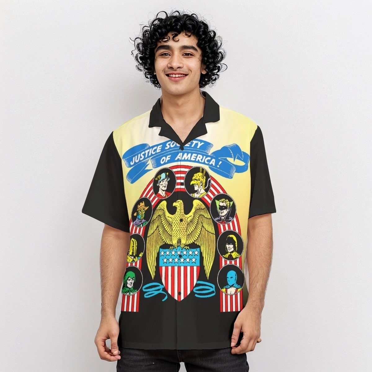 OLD SCHOOL COVER PINUP OVER PRINT SHIRT & TANK