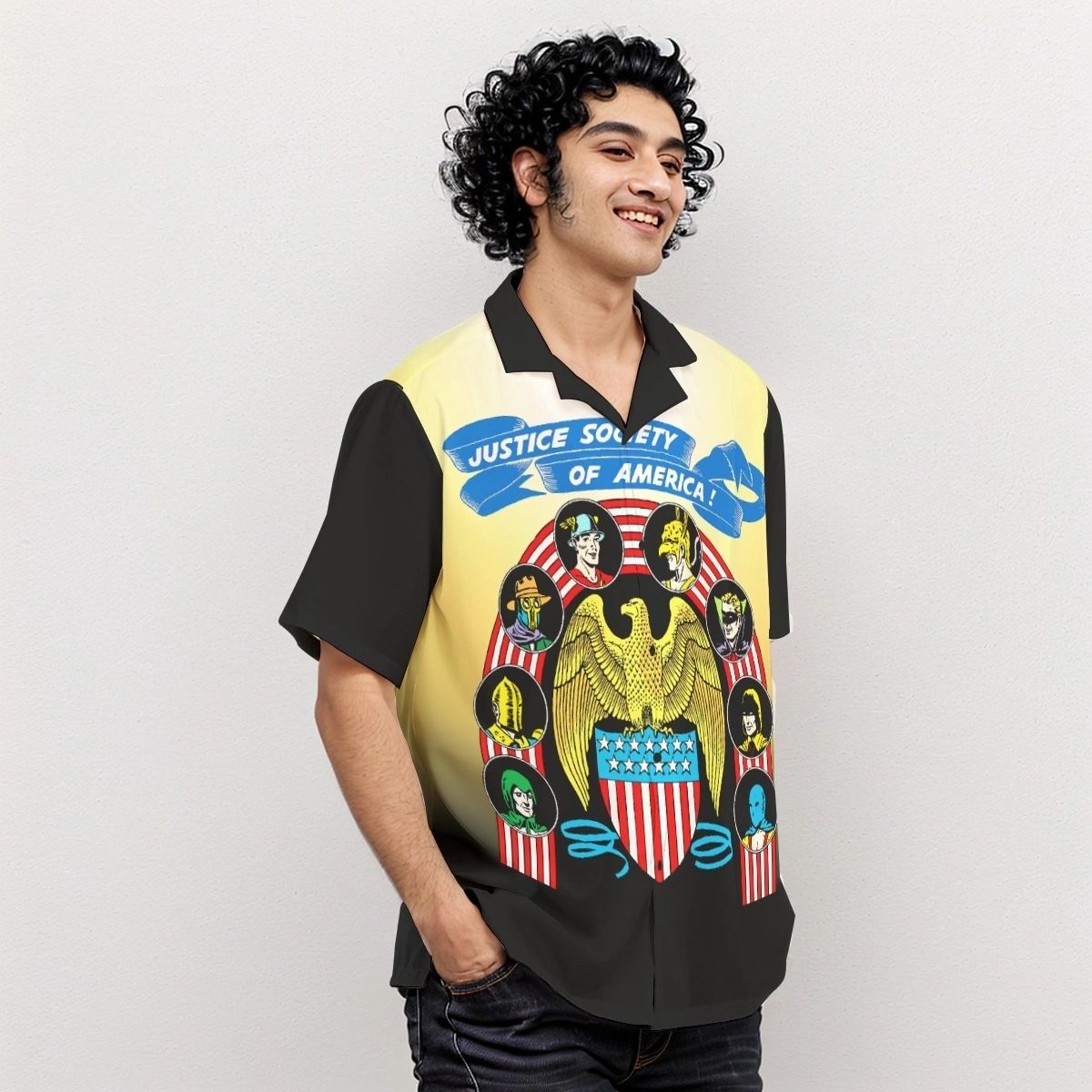 OLD SCHOOL COVER PINUP OVER PRINT SHIRT & TANK