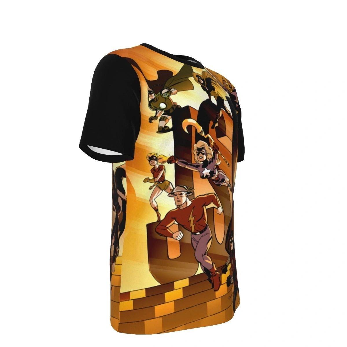 JSA DARWYN COOK COVER PINUP OVER PRINT SHIRT & TANK