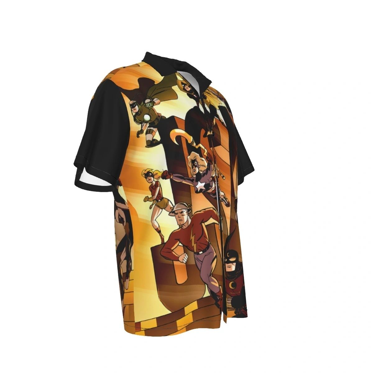 JSA DARWYN COOK COVER PINUP OVER PRINT SHIRT & TANK
