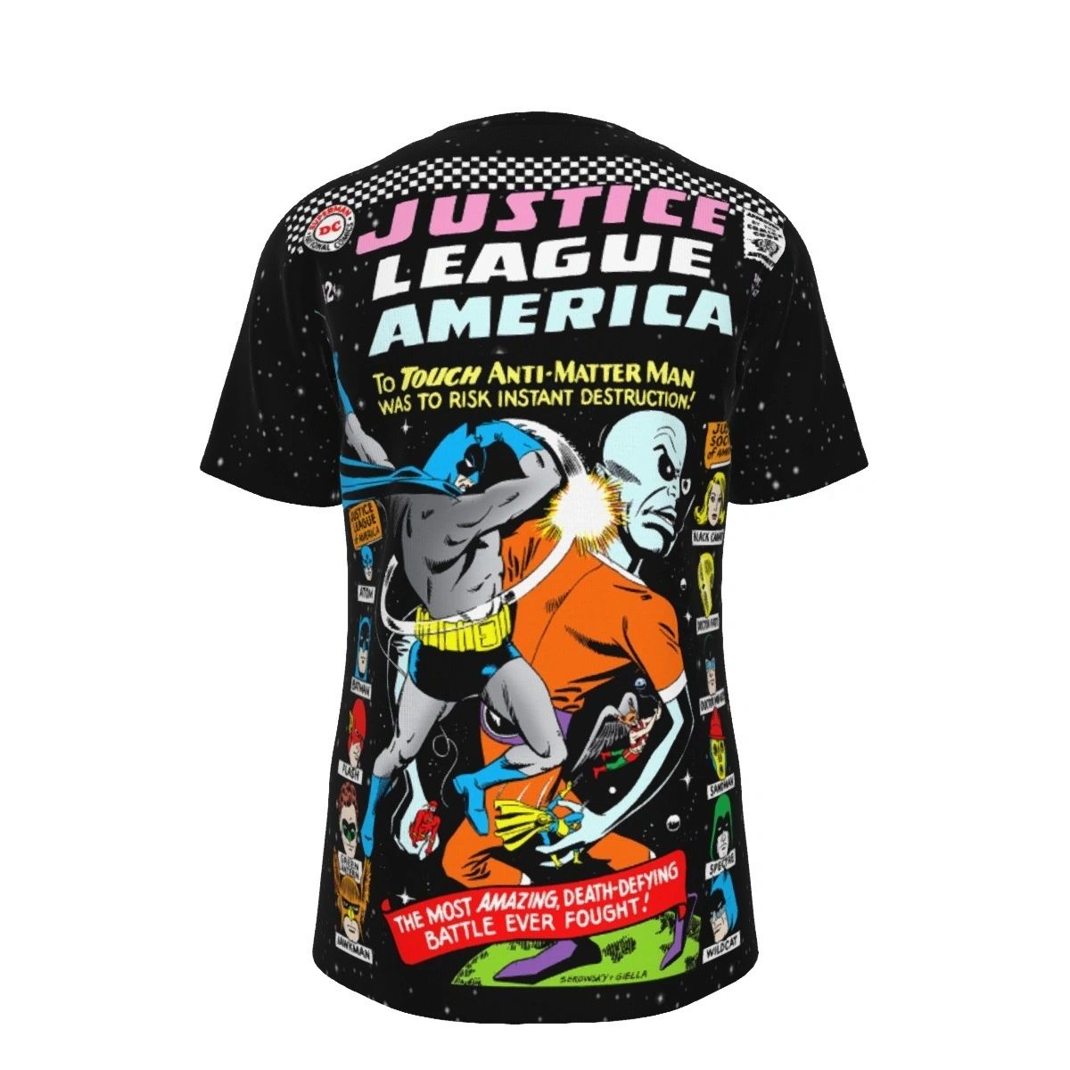 JLA 47 OVER PRINT SHIRT & TANK WITH JSA