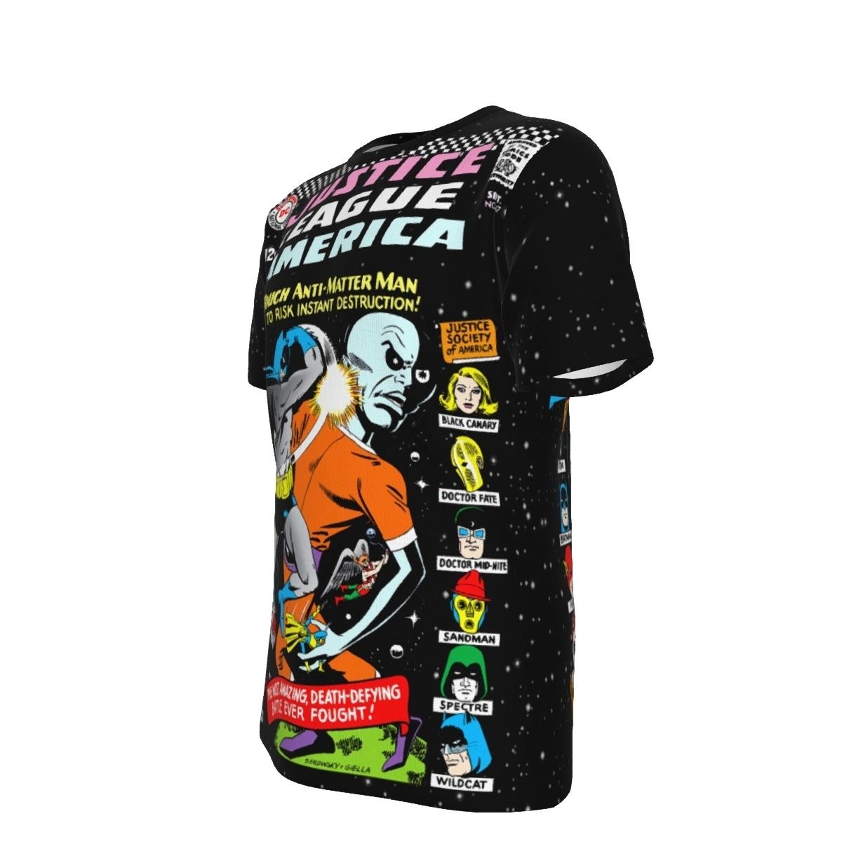 JLA 47 OVER PRINT SHIRT & TANK WITH JSA