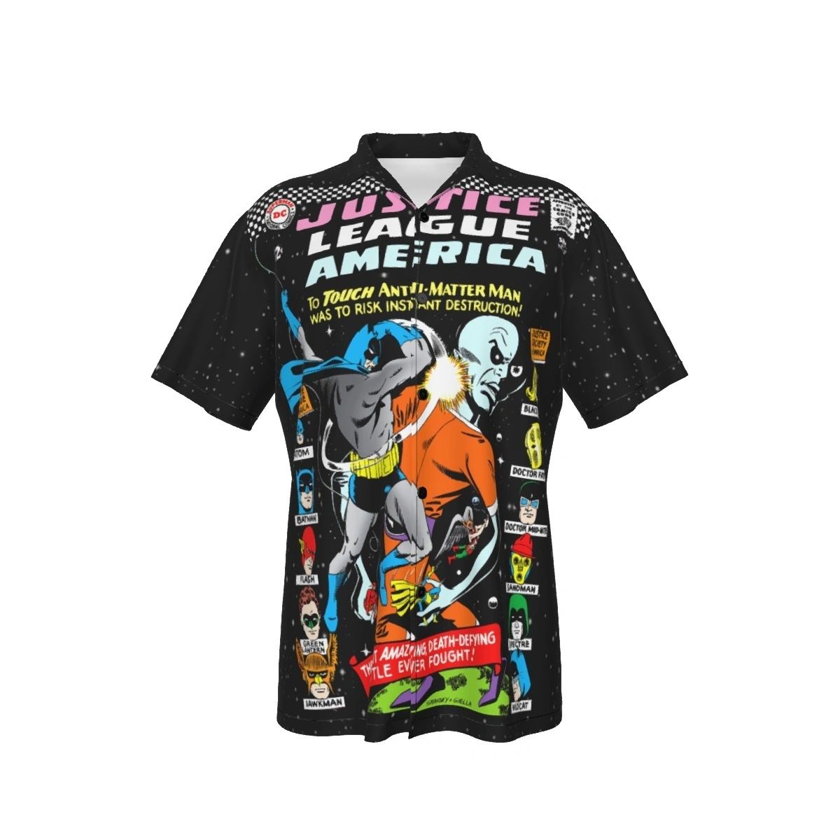JLA 47 OVER PRINT SHIRT & TANK WITH JSA