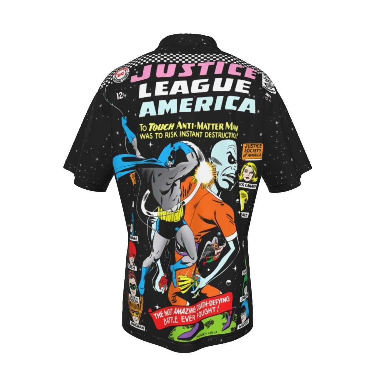 JLA 47 OVER PRINT SHIRT & TANK WITH JSA