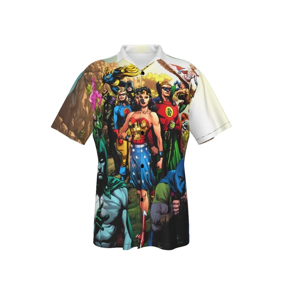 JSA DARKMETAL PINUP OVER PRINT SHIRT & TANK WITH JSA GARY FRNK
