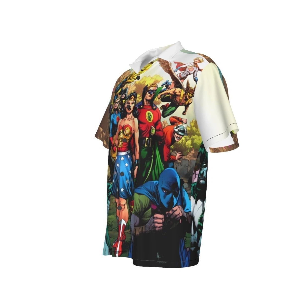 JSA DARKMETAL PINUP OVER PRINT SHIRT & TANK WITH JSA GARY FRNK
