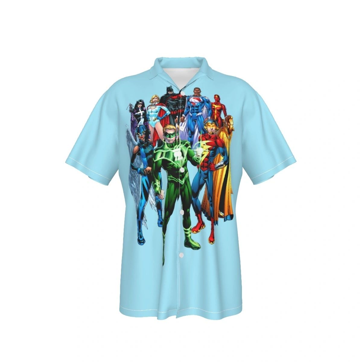 JSA EARTH 2 OVER PRINT SHIRT & TANK JSA