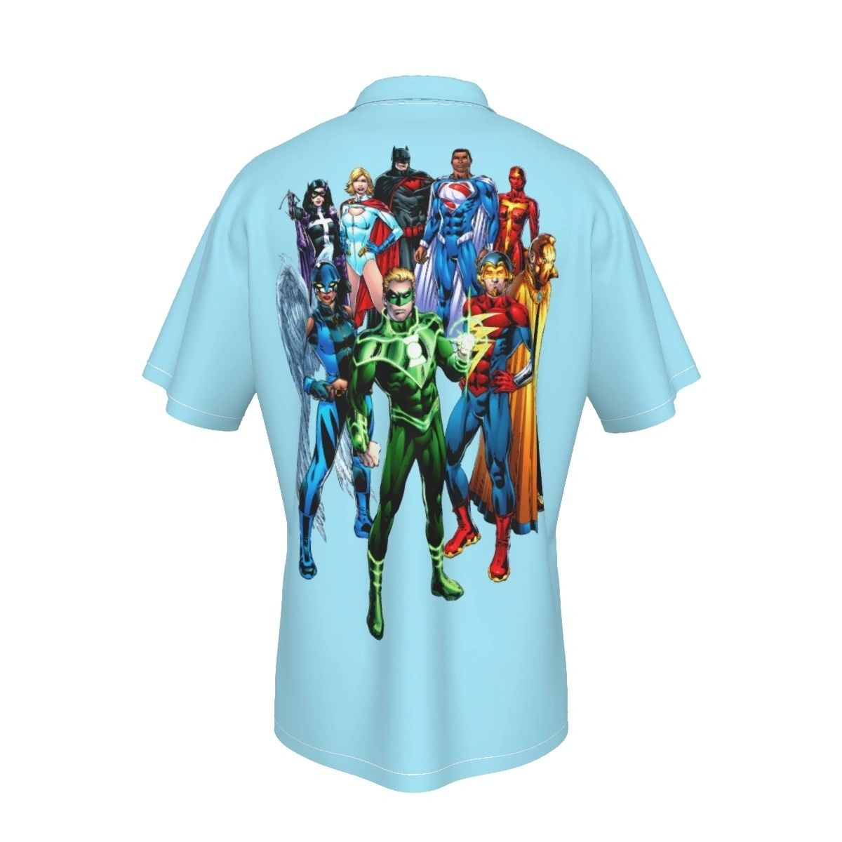 JSA EARTH 2 OVER PRINT SHIRT & TANK JSA
