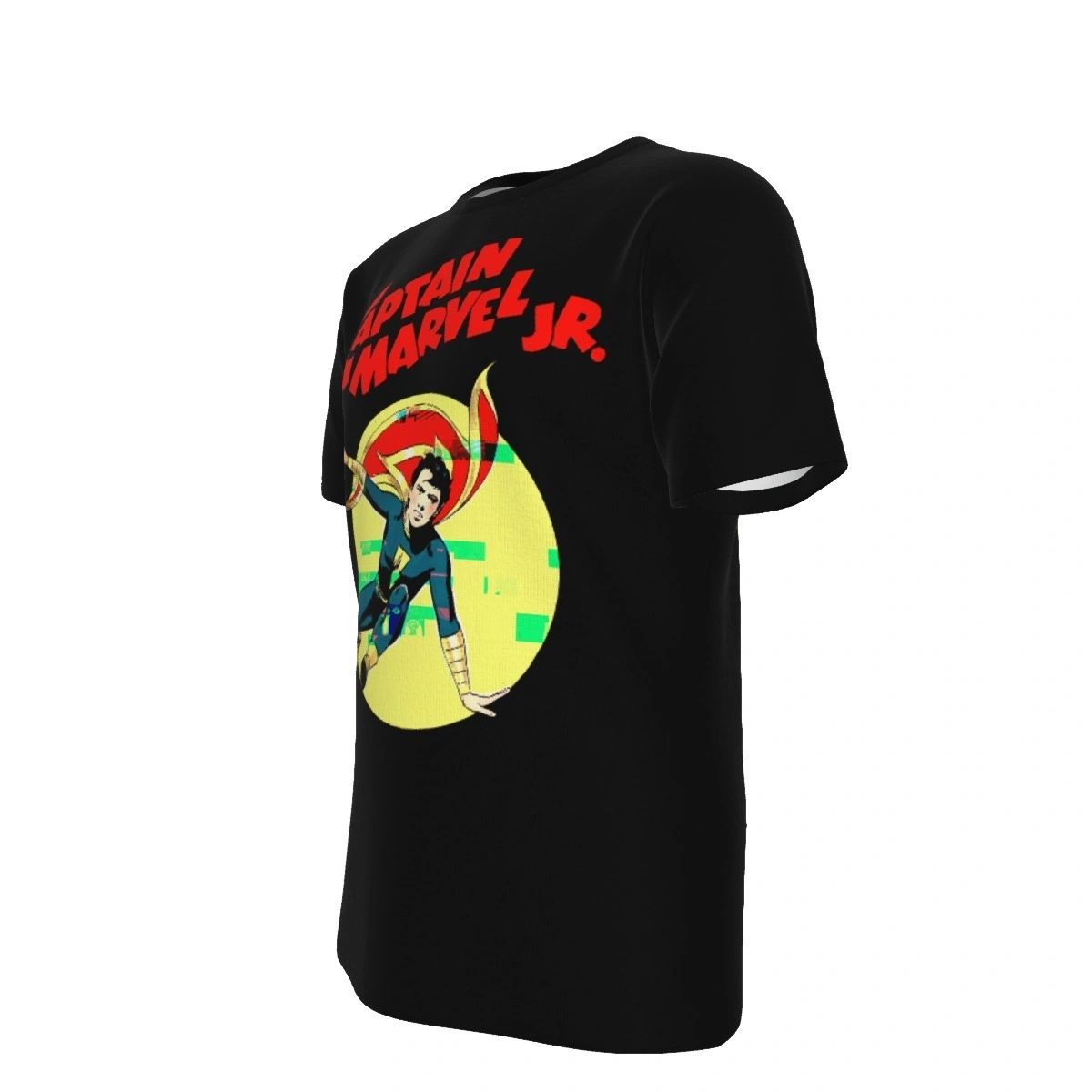CAPTAIN MARVEL JR CIRCLE OVER PRINT SHIRT & TANK