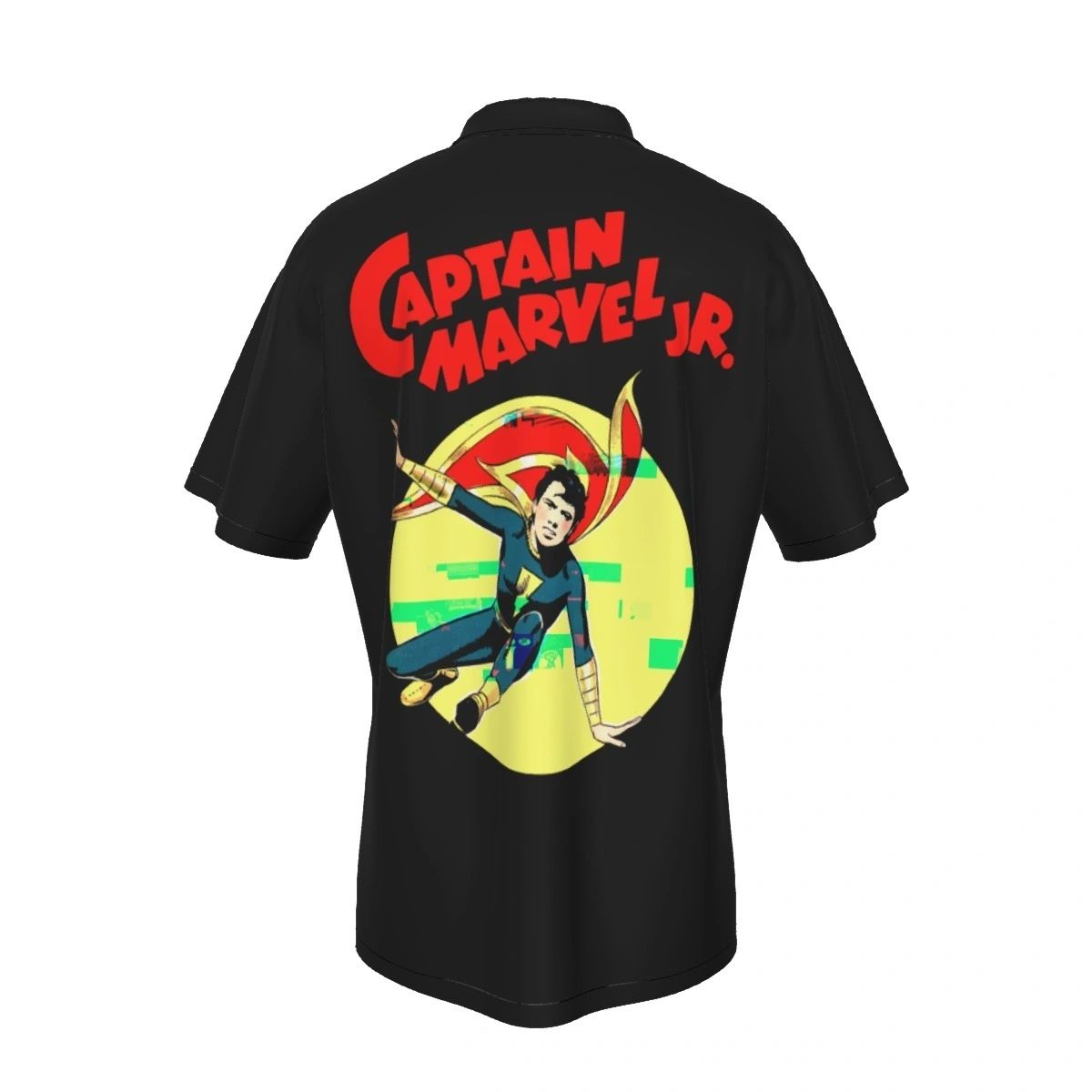 CAPTAIN MARVEL JR CIRCLE OVER PRINT SHIRT & TANK