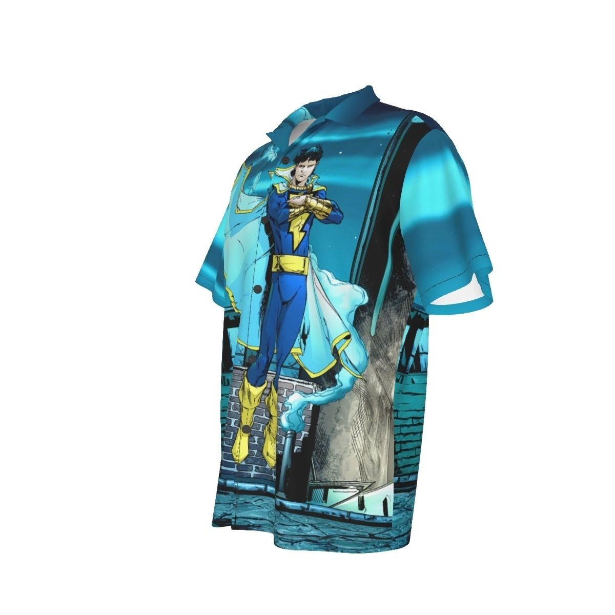 CAPTAIN MARVEL JR FLOAT OVER PRINT SHIRT & TANK