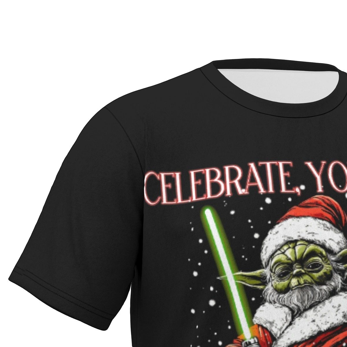 YODA - CELEBRATE YOU MUST OVER PRINT SHIRT & TANK