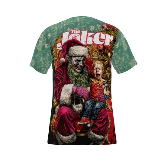 JOKER SANTA WITH ROBIN OVER PRINT SHIRT & TANK