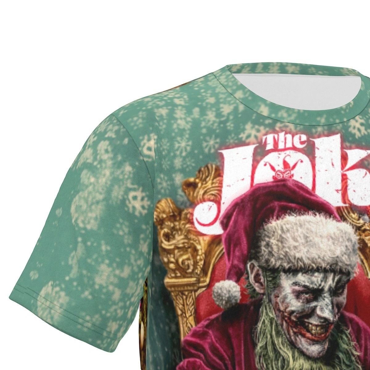 JOKER SANTA WITH ROBIN OVER PRINT SHIRT & TANK