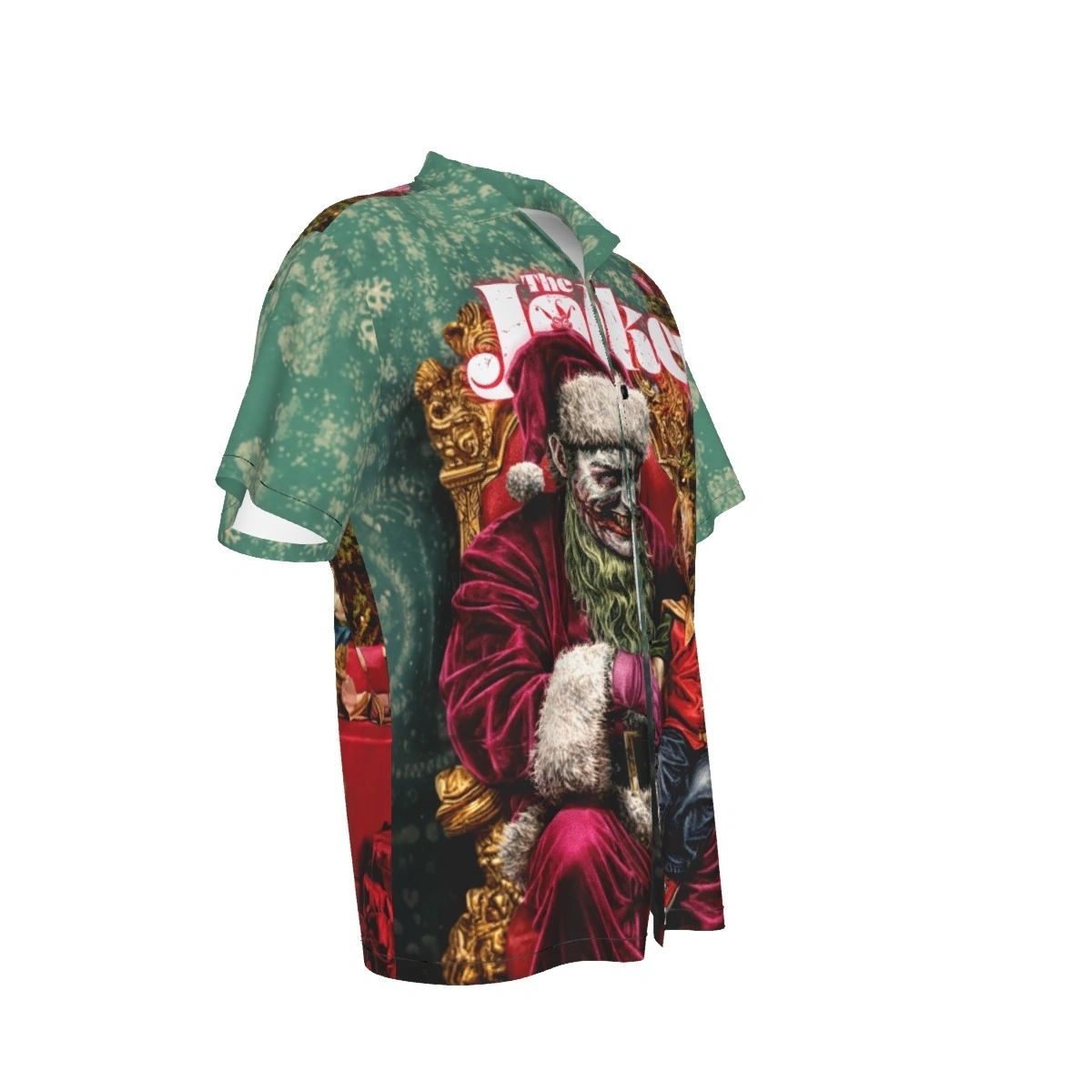 JOKER SANTA WITH ROBIN OVER PRINT SHIRT & TANK