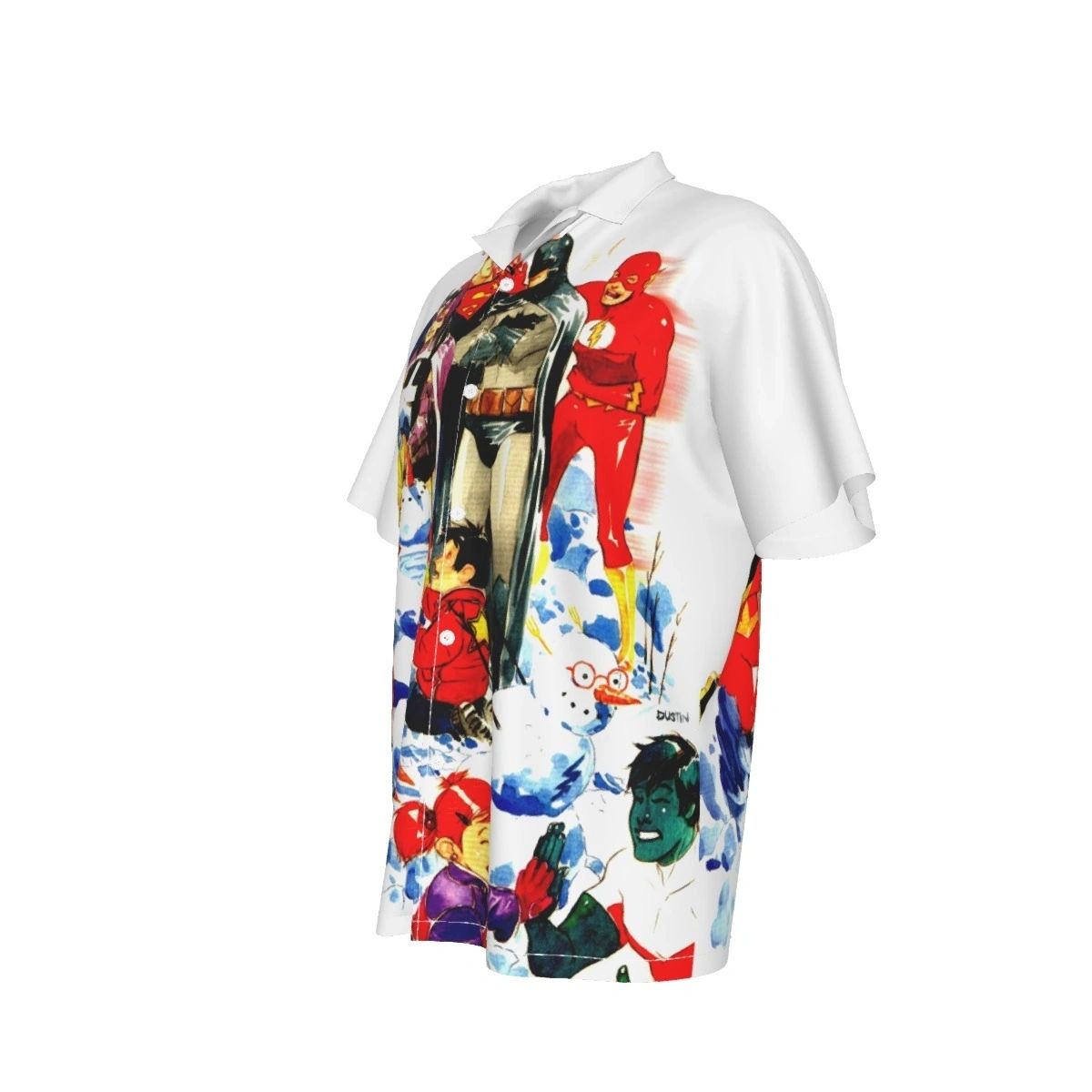 A DC CHRISTMAS OVER PRINT SHIRT & TANK