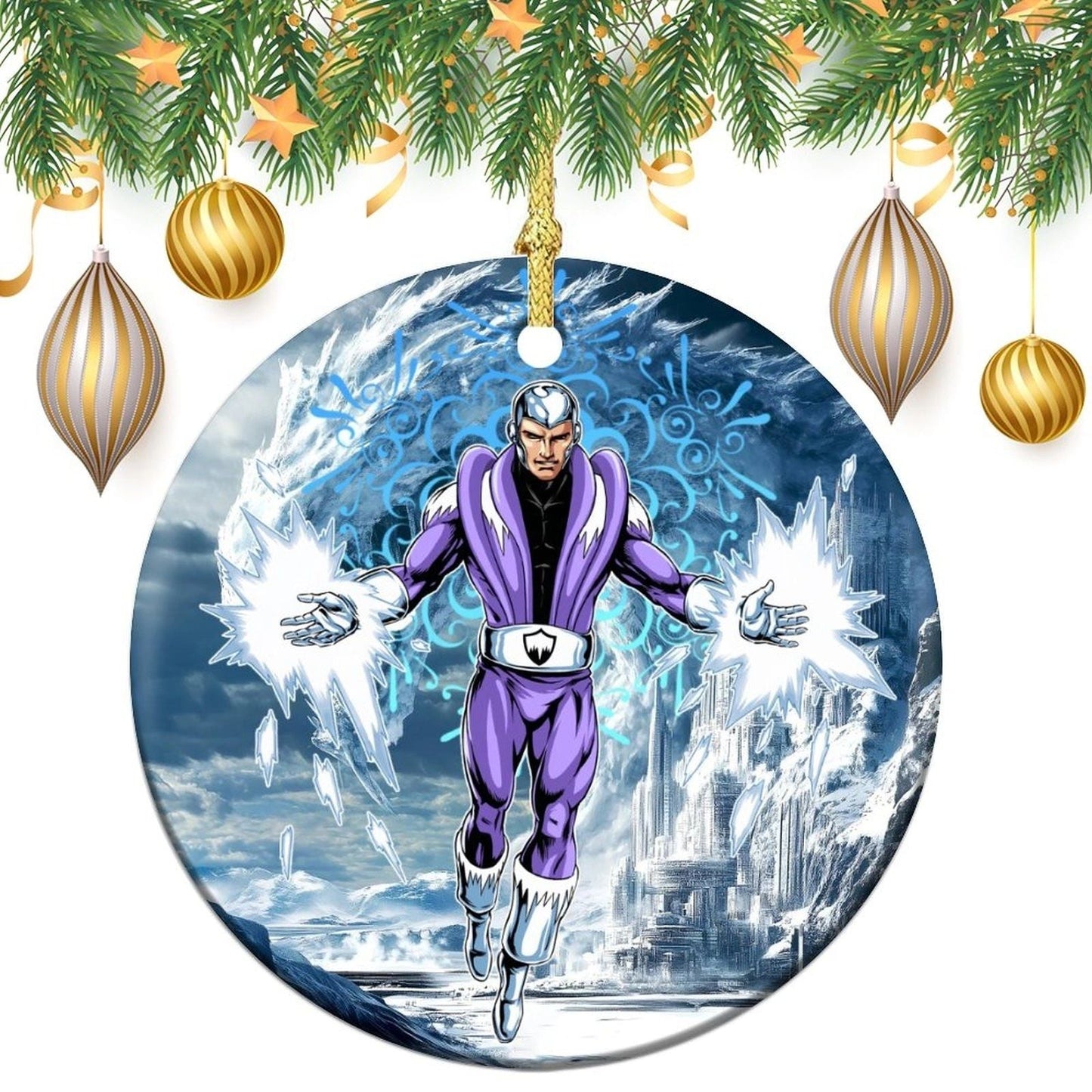 POLAR BOY CHRISTMAS TREE ORNAMENT