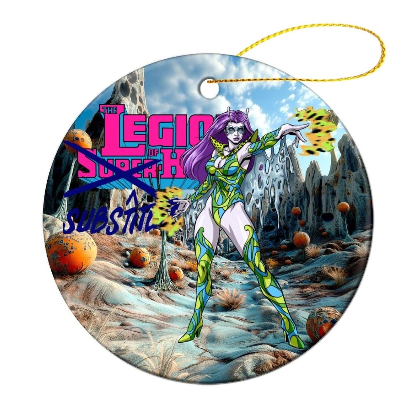 INFECTIOUS LASS CHRISTMAS TREE ORNAMENT