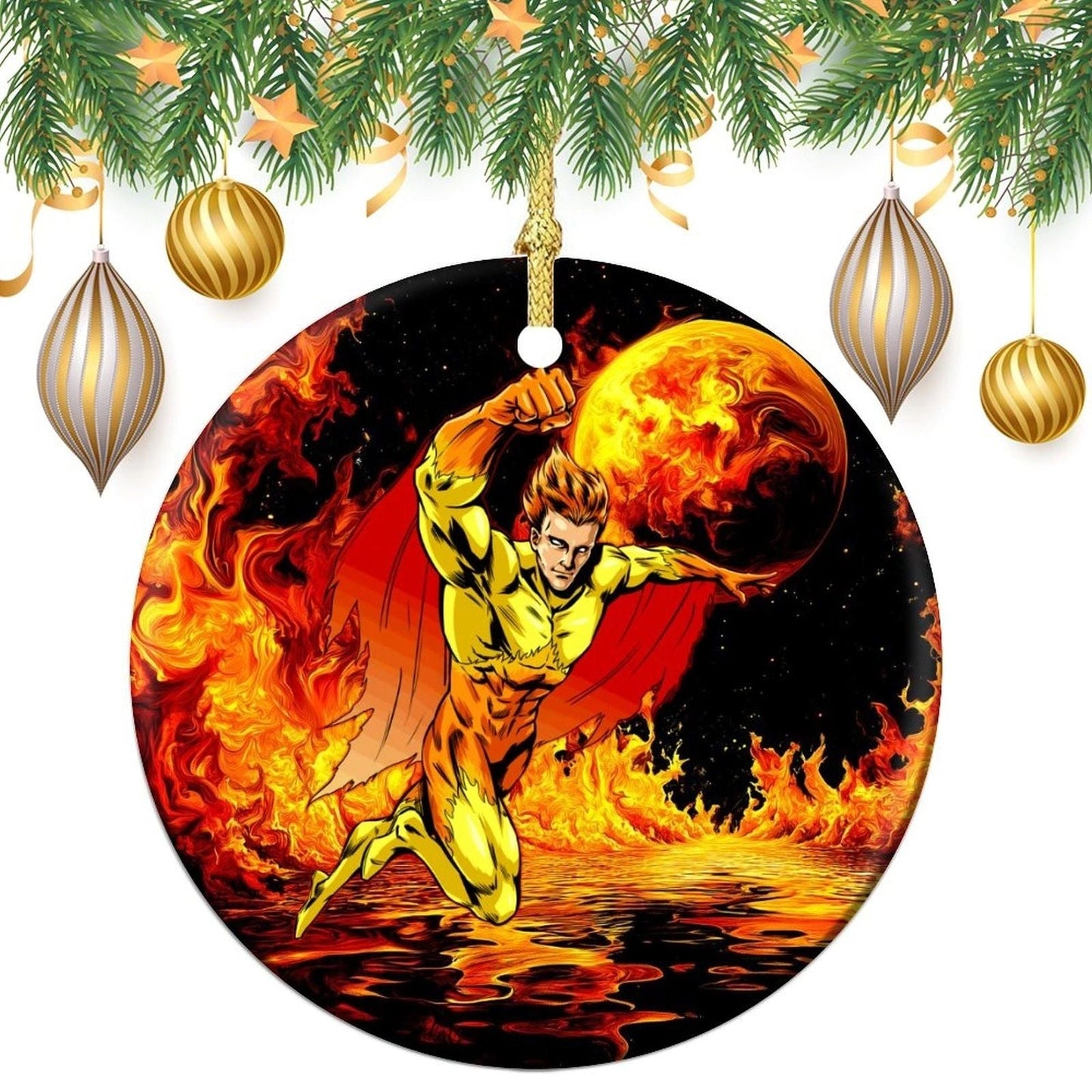FIRE LAD CHRISTMAS TREE ORNAMENT