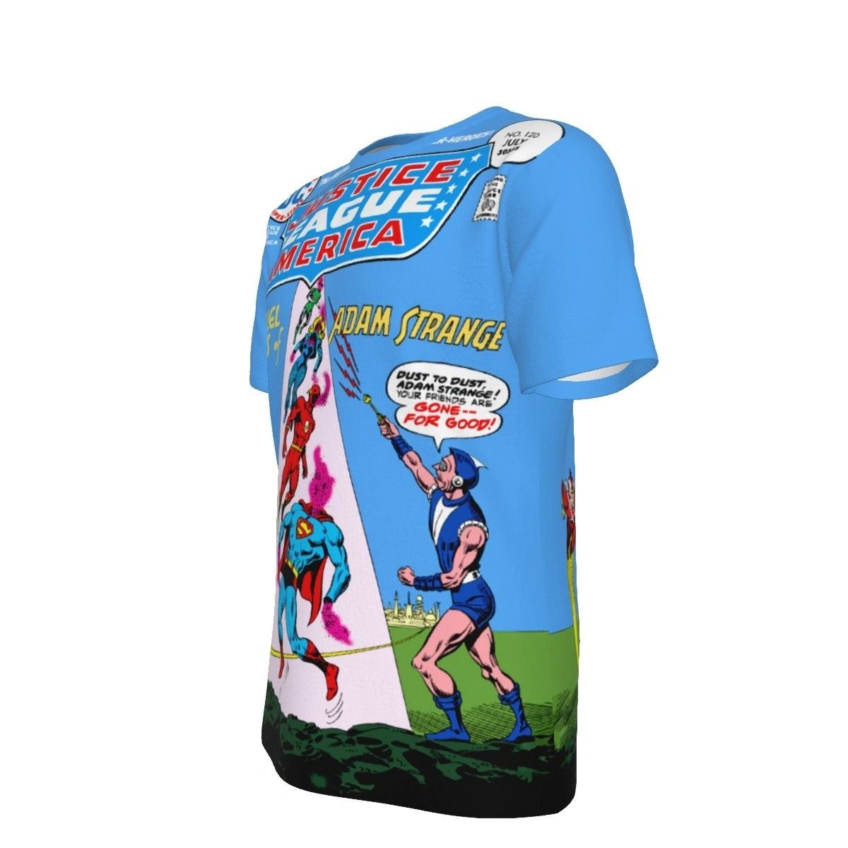 JLA 120 OVER PRINT SHIRT & TANK - ADAM STRANGE