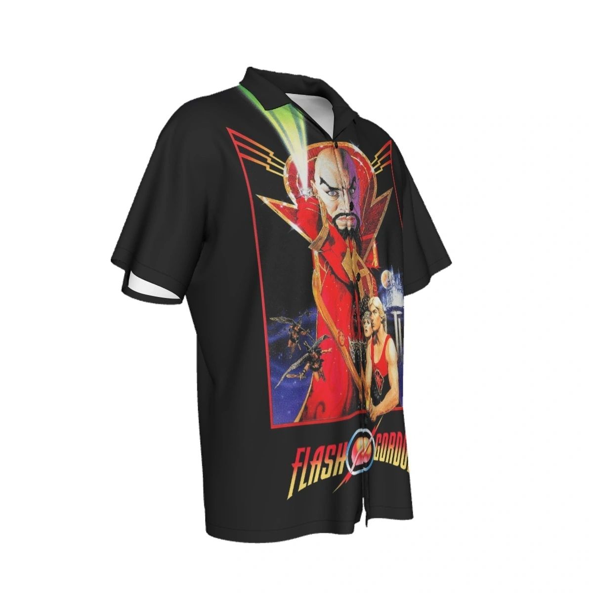 FLASH GORDON MOVIE POSTER 1 PINUP OVER PRINT SHIRT & TANK