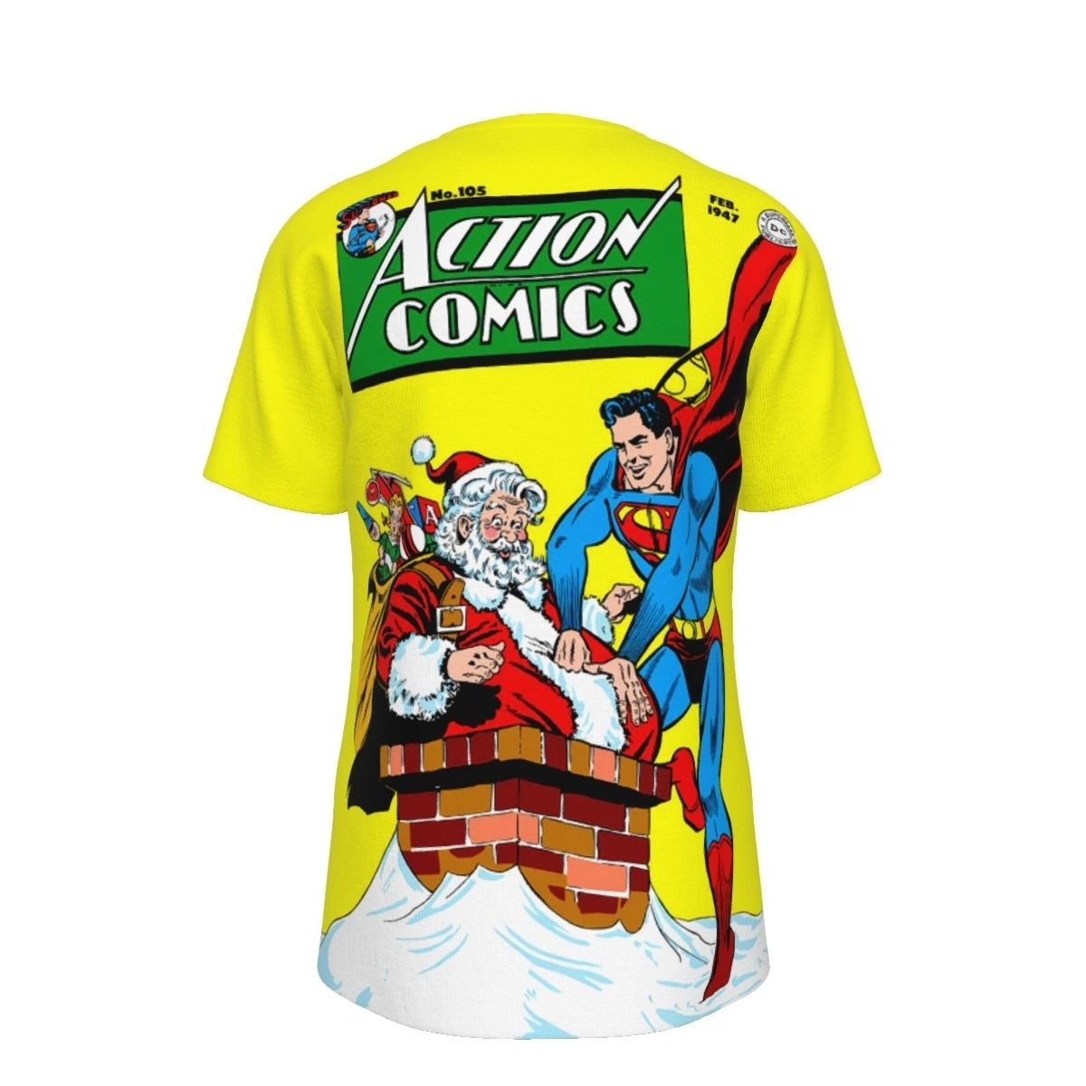 ACTION 105 PRINT SHIRT & TANK - SUPERMAN AND SANTA