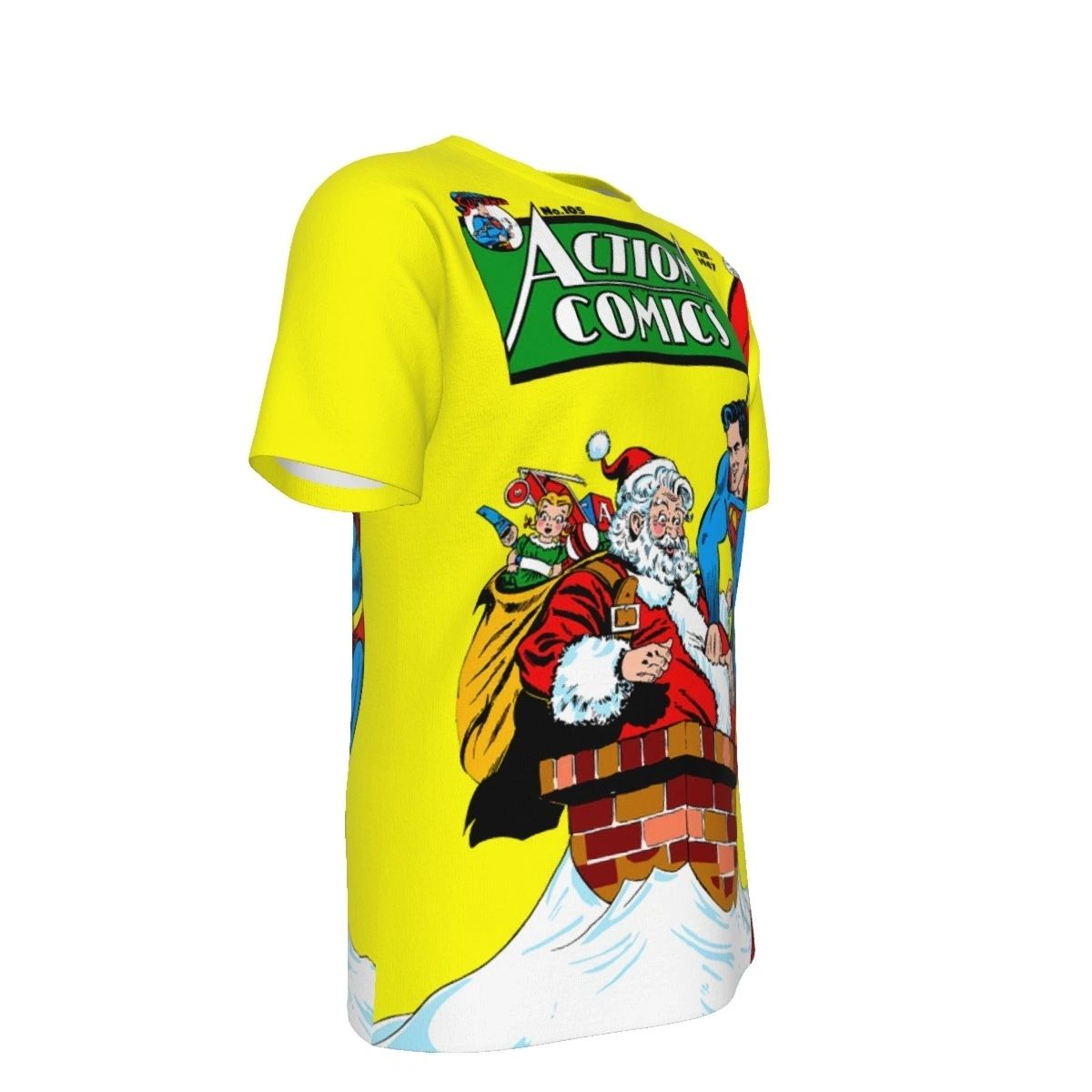 ACTION 105 PRINT SHIRT & TANK - SUPERMAN AND SANTA