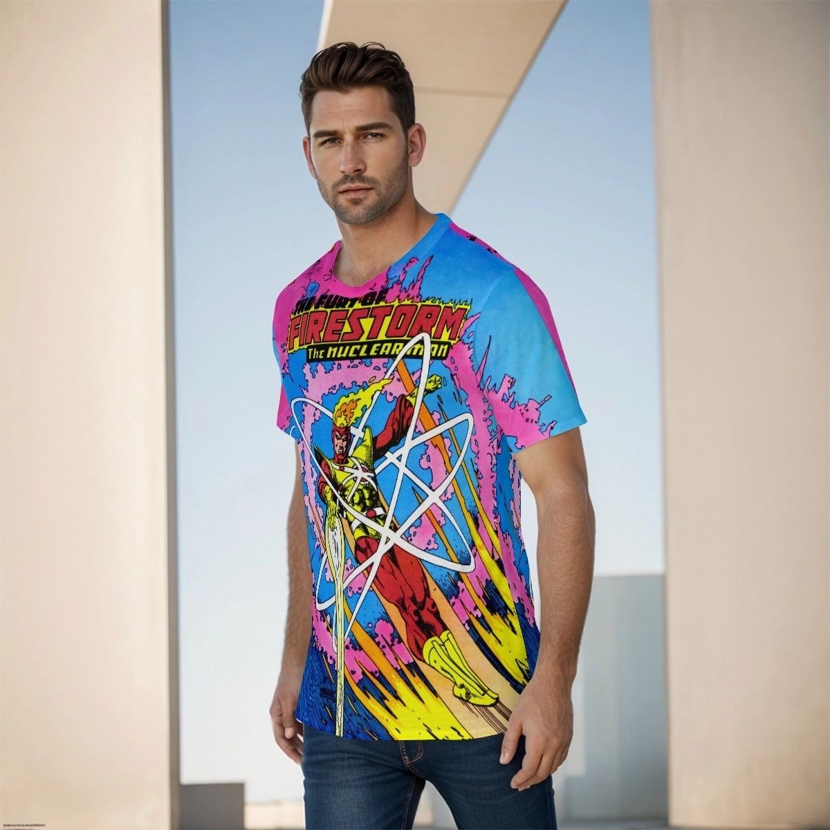 FURY OF FIRESTORM 30 OVER PRINT SHIRT & TANK