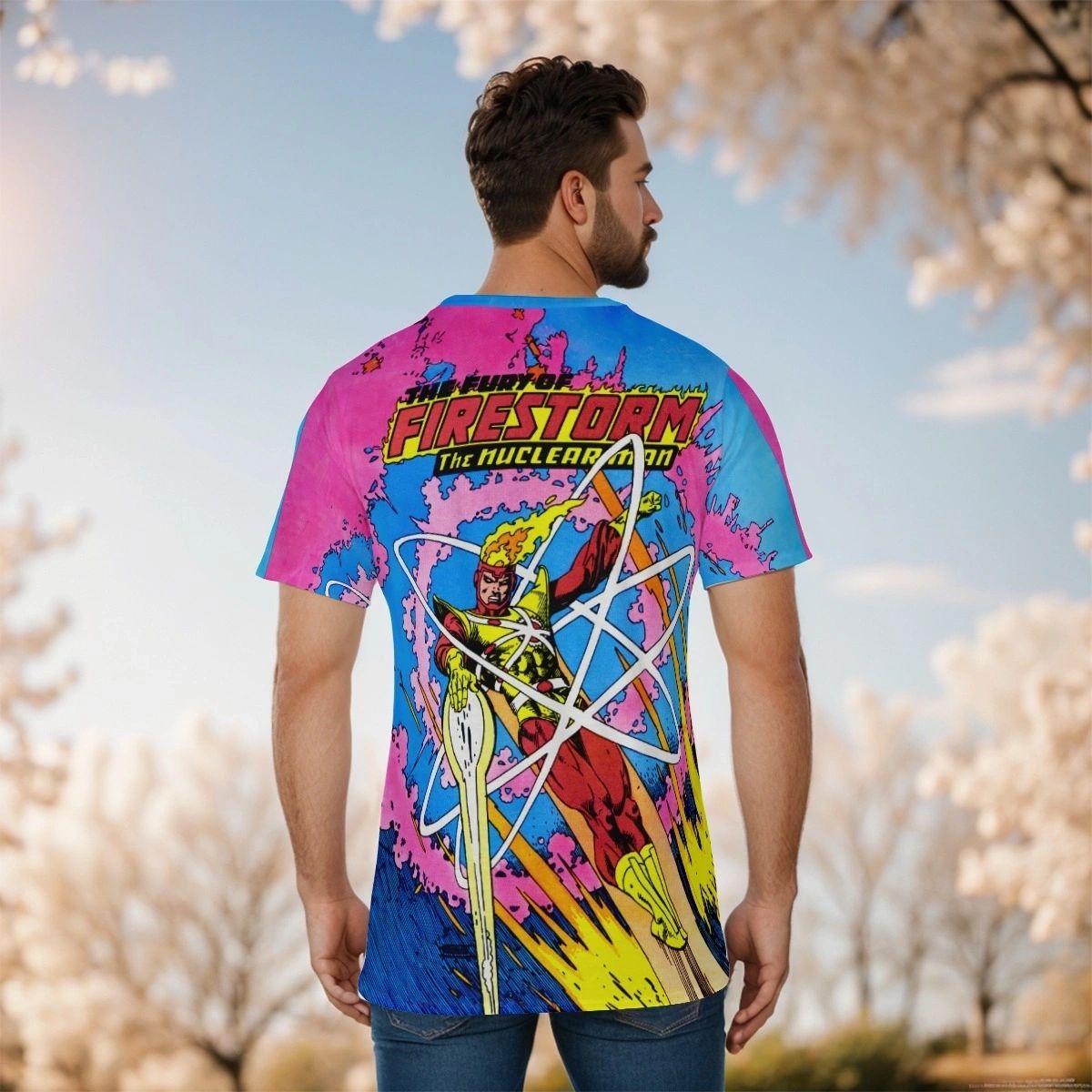 FURY OF FIRESTORM 30 OVER PRINT SHIRT & TANK