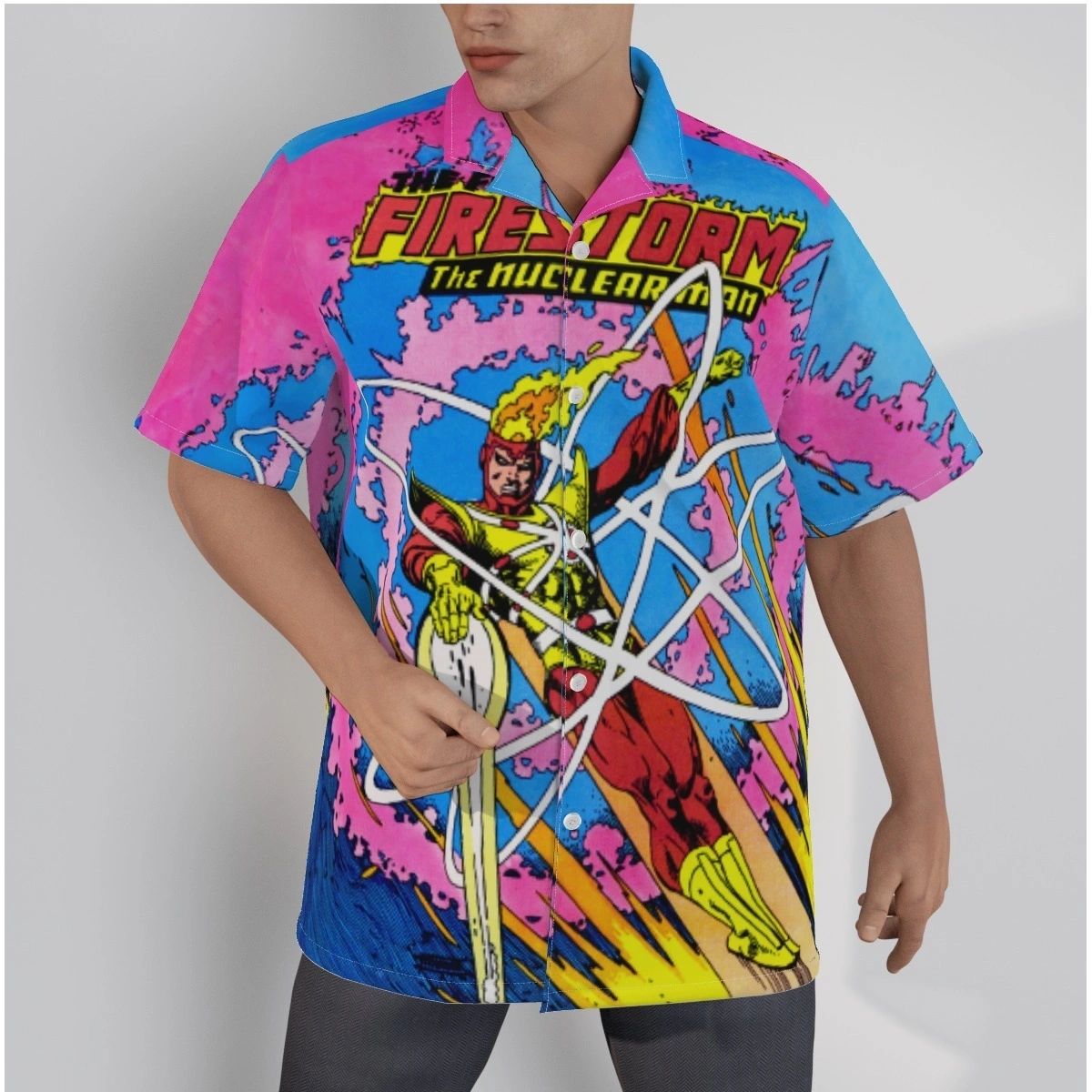 FURY OF FIRESTORM 30 OVER PRINT SHIRT & TANK