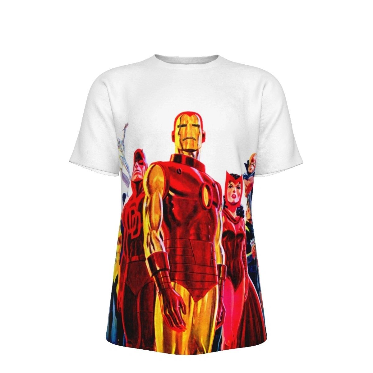 ORIGINS OF THE MARVEL UNIVERSE OVER PRINT SHIRT & TANK -MYSTERY SHIRT 2