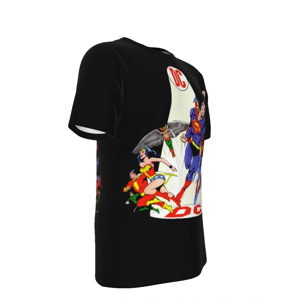 ORIGINS OF THE DC UNIVERSE OVER PRINT SHIRT & TANK -MYSTERY SHIRT 1 - NEAL ADAMS