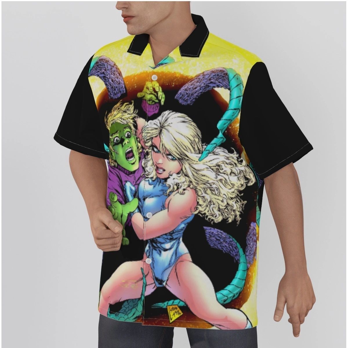 DREAM GIRL FROM LEGION 9 V3 OVER PRINT SHIRT & TANK