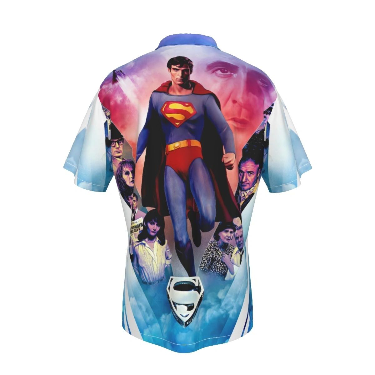 SUPERMAN THE MOVIE POSTER 1 OVER PRINT SHIRT & TANK