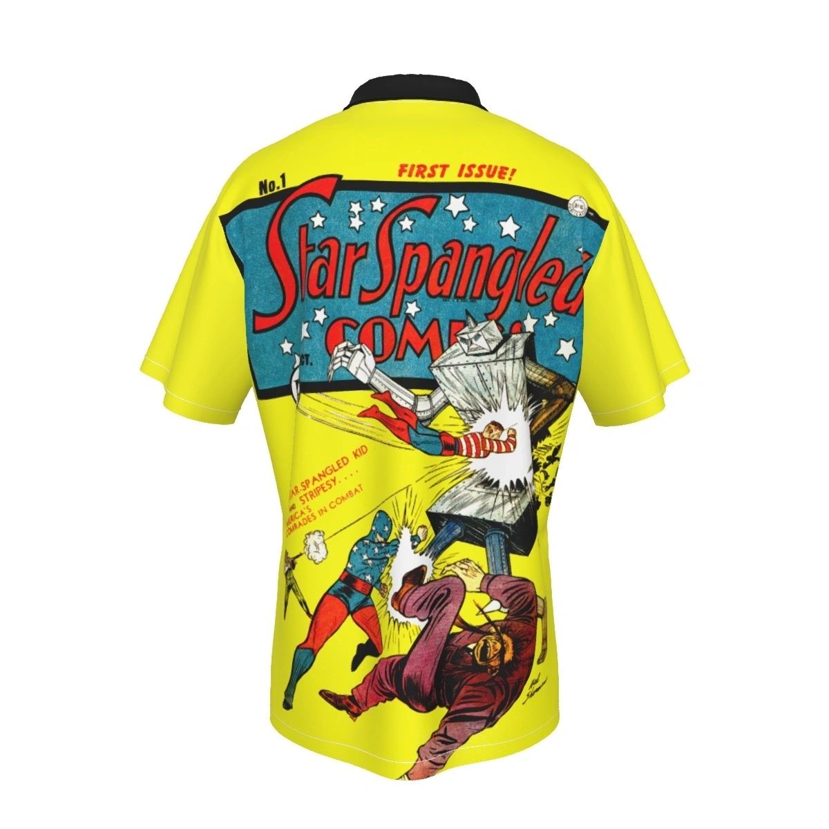 STAR SPANGLED COMICS 1 OVER PRINT SHIRT & TANK