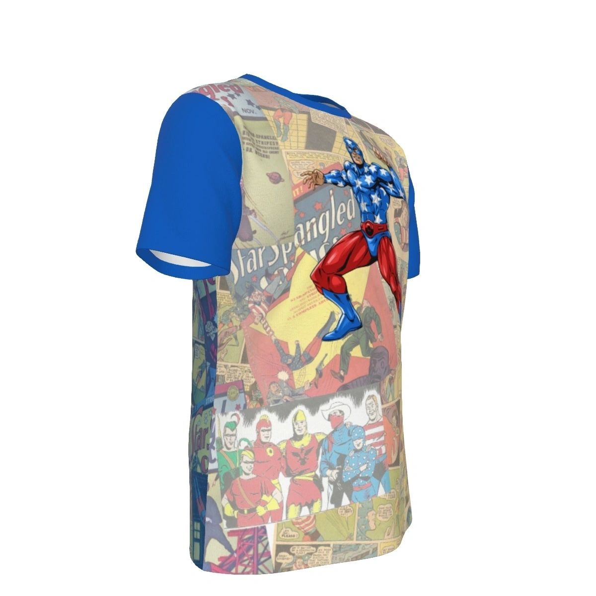 STAR SPANGLED KID READY OVER PRINT SHIRT & TANK