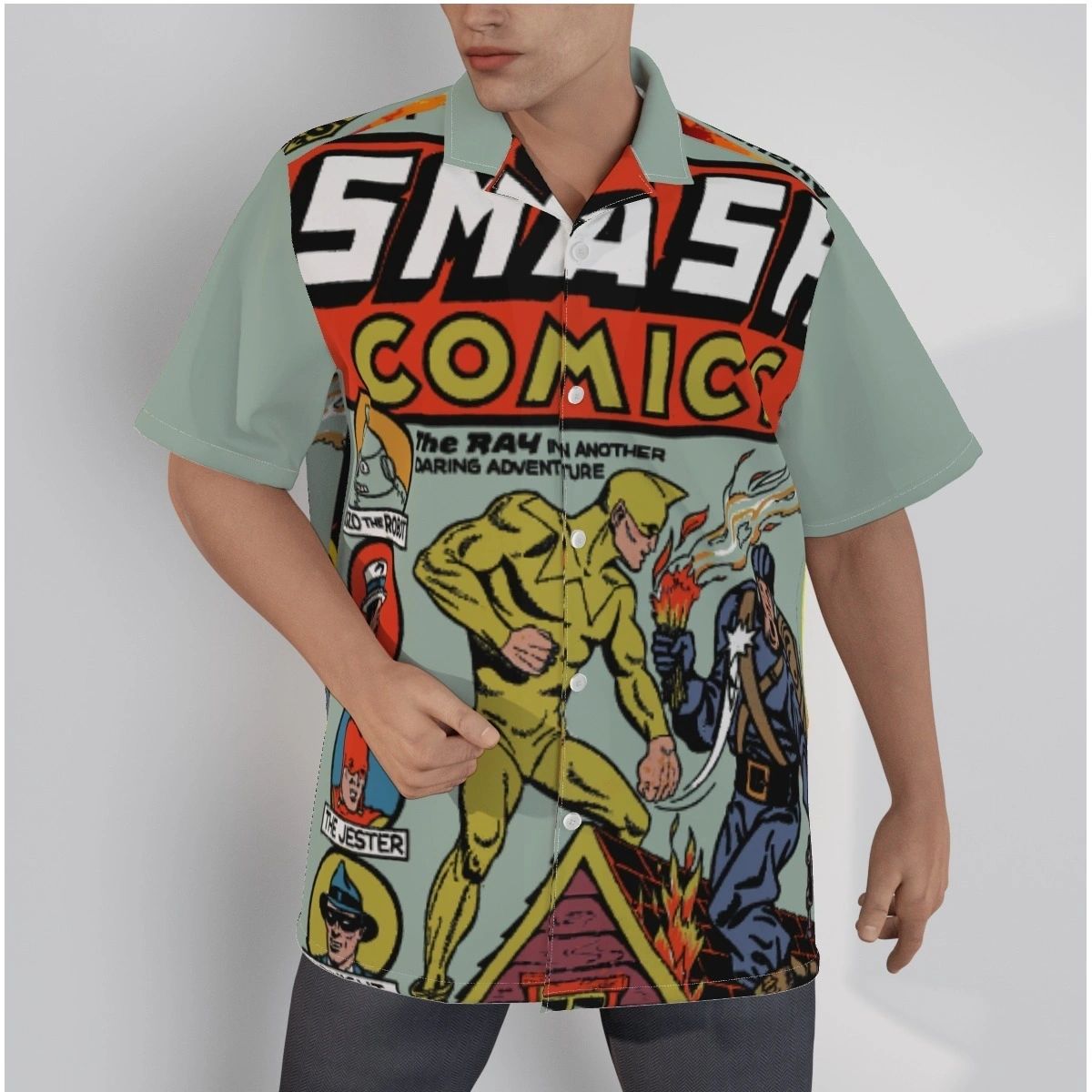 SMASH COMICS 25 OVER PRINT SHIRT & TANK - THE RAY