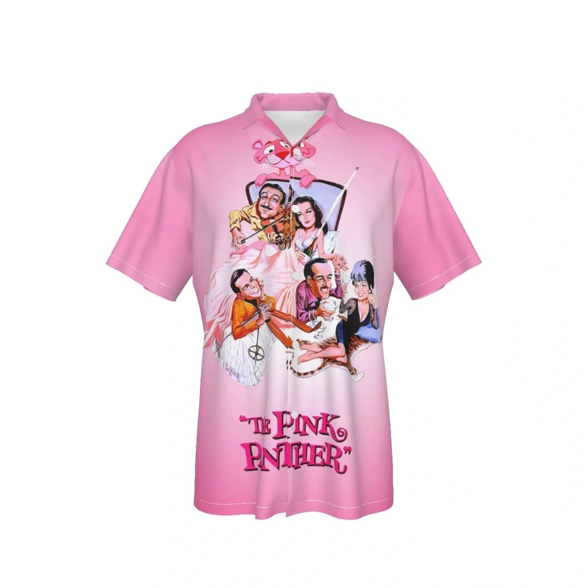 PINK PANTHER MOVIE POSTER OVER PRINT SHIRT & TANK
