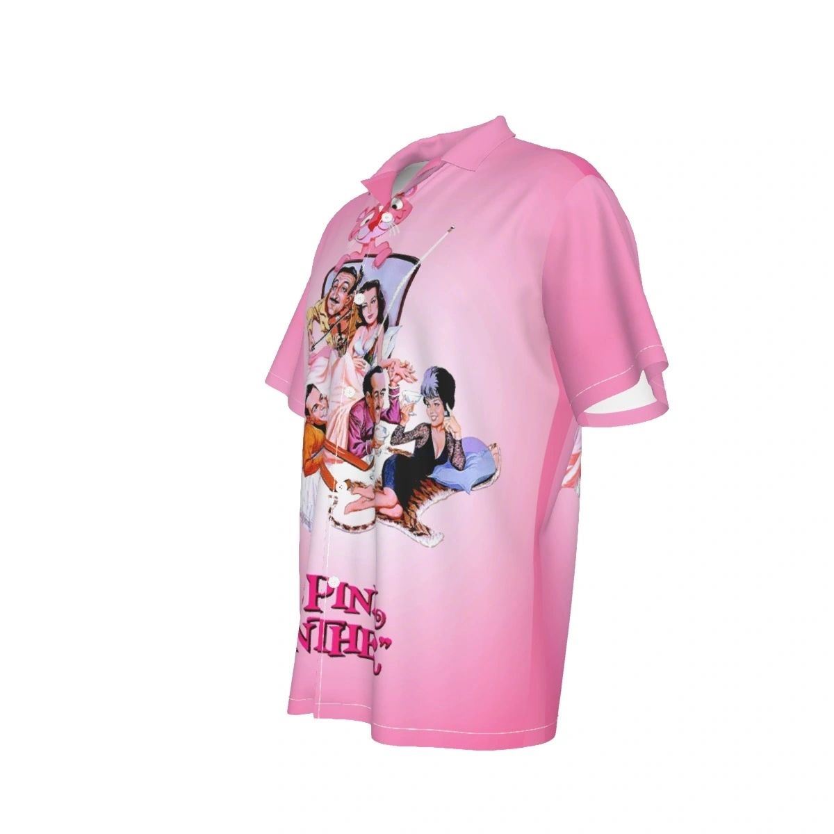 PINK PANTHER MOVIE POSTER OVER PRINT SHIRT & TANK