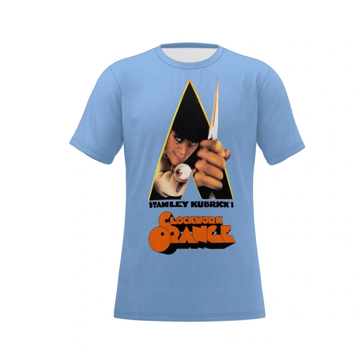 CLOCKWORK ORANGE MOVIE POSTER OVER PRINT SHIRT & TANK